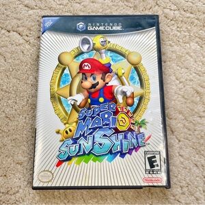 Super Mario Sunshine Gamecube PREOWNED COMPLETE CIB